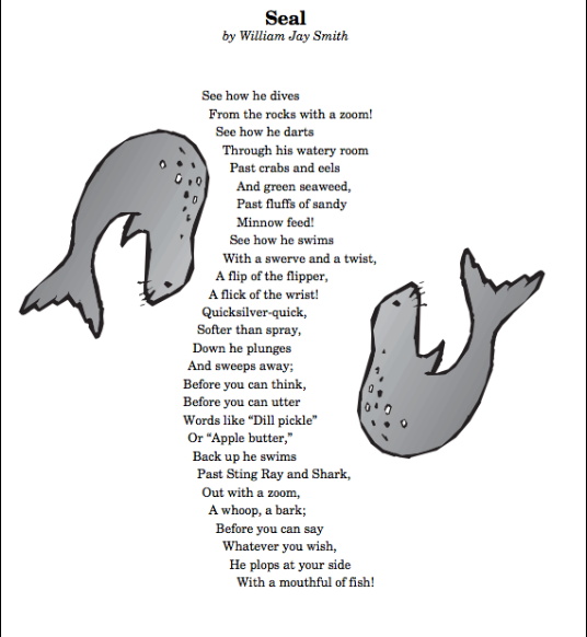 Poetry Lesson: Animal/Shape Poems | kidsbook friends